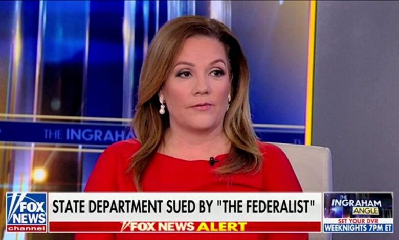 The Federalist’s Mollie Hemingway on First Amendment lawsuit against State Department: ‘We say it’s enough’