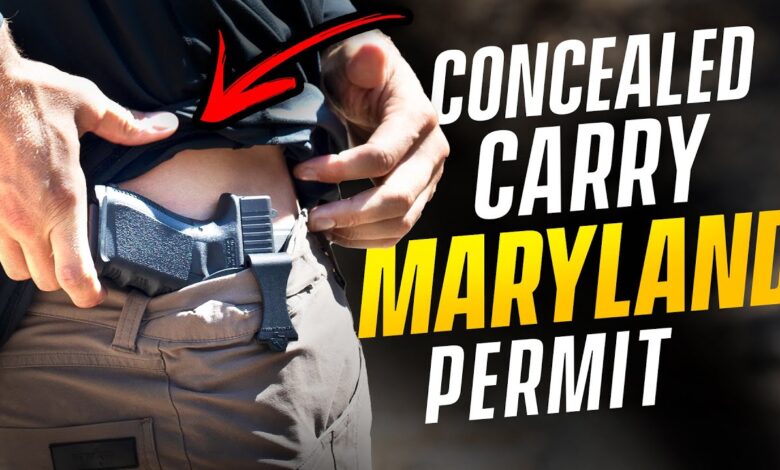 How to get your Maryland concealed carry permit (Updated)