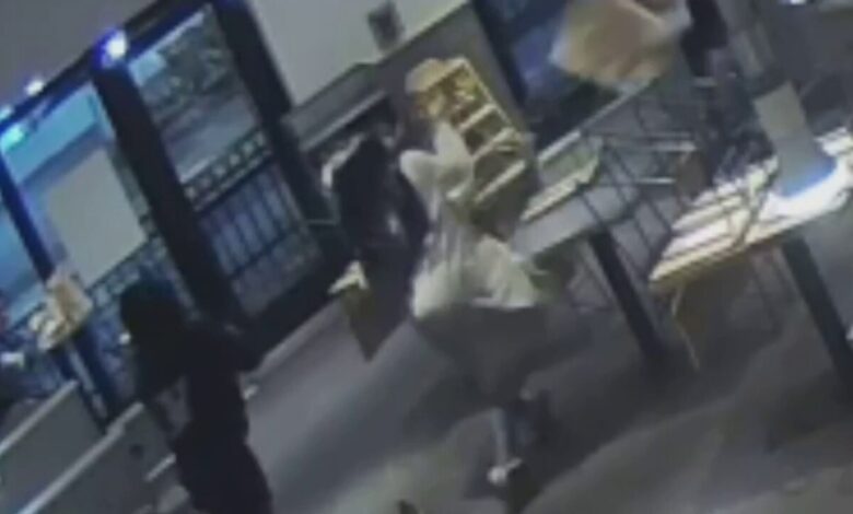 Chipotle customers in Maryland caught on video throwing food, chairs at staff