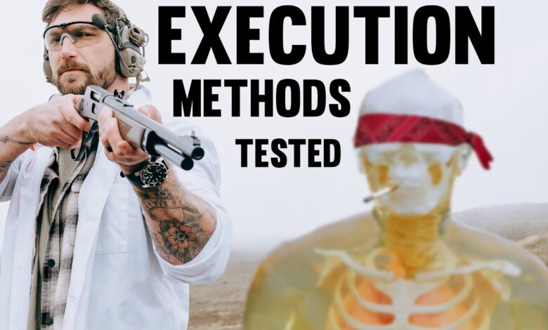 We Test Different Execution Methods with Ballistic Dummies