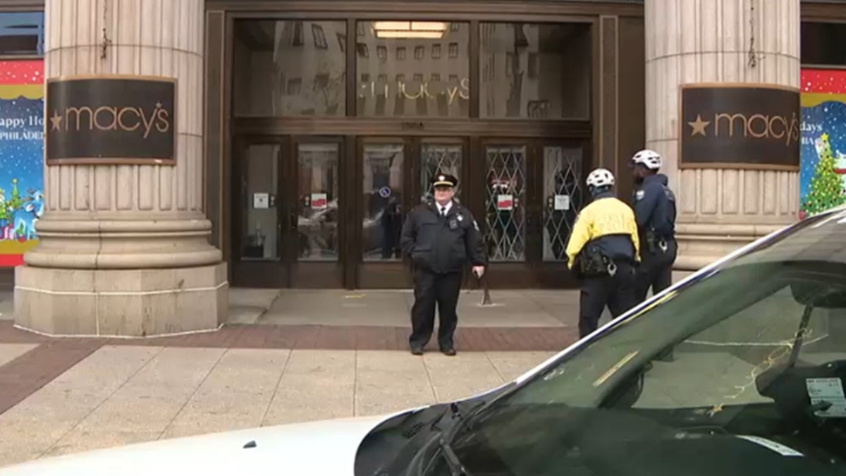 Stabbing at center city Philly Macy's