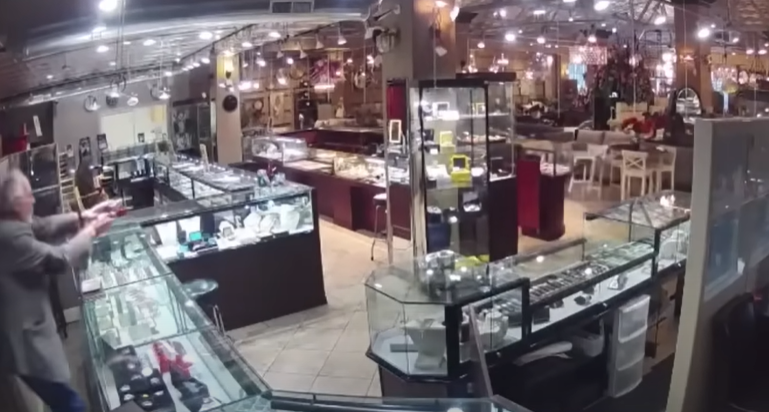 Shop Owner Draws Gun On Multiple Armed Robbers, Sending Them Fleeing For Safety