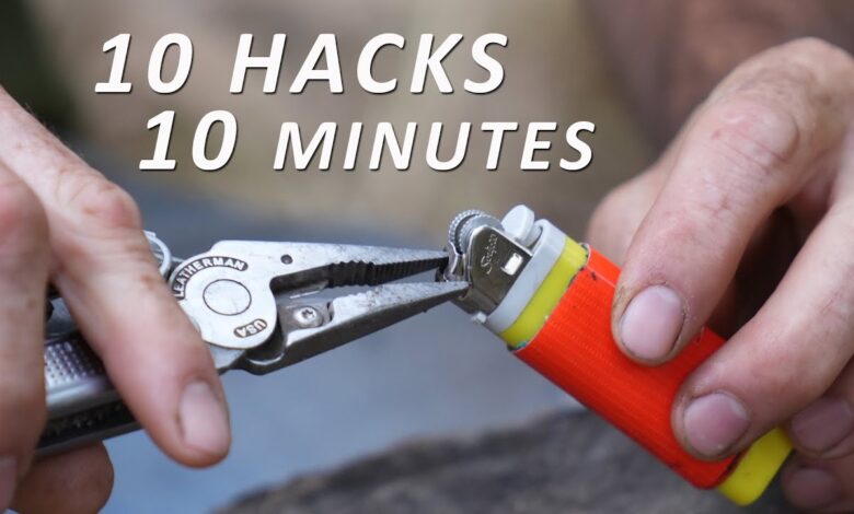 10 Survival and Bushcraft HACKS you probably didn’t know!