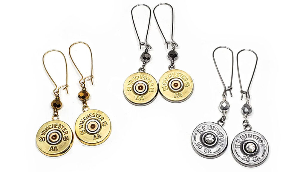 Valentine’s Day Gifts: Sureshot Jewelry 20g Shotshell Earrings.