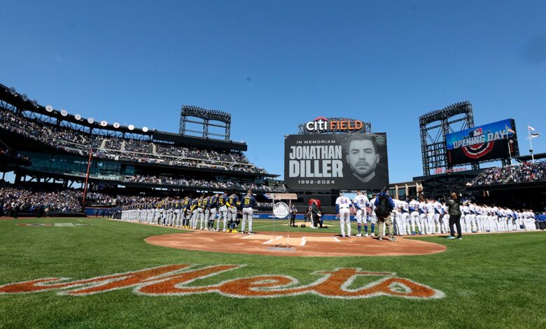 Mets pay tribute to slain NYPD officer Jonathan Diller on Opening Day