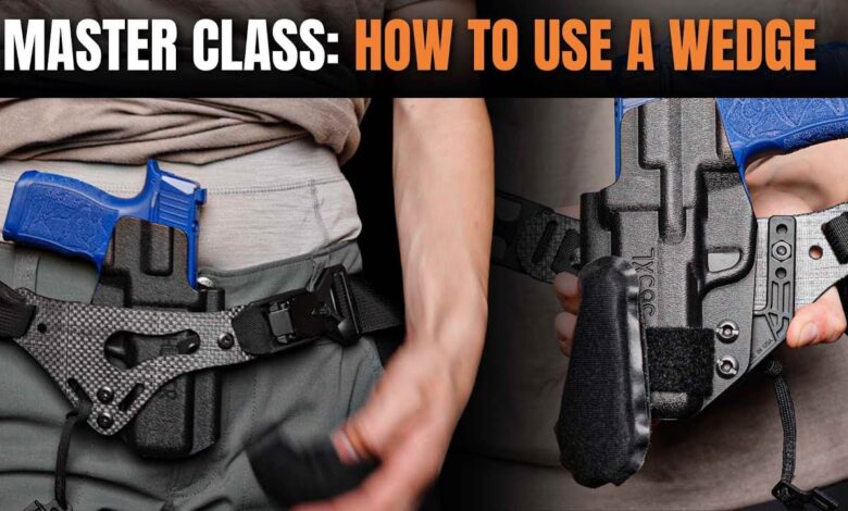 How to Use a Holster Wedge | Master Class by PHLSTER Holsters