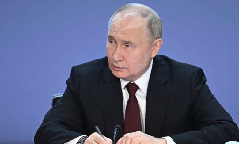 Putin vows to find the culprit behind the attack at the Moscow concert hall that left 144 dead