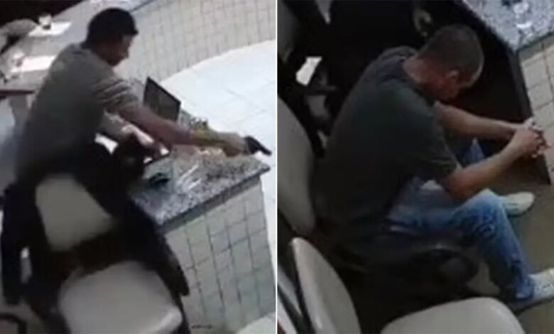 WATCH: Courtroom chaos as son bursts in, shoots dad's killer