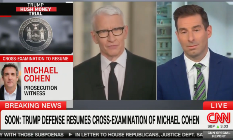 Anderson Cooper admits he would ‘absolutely’ have doubts about Cohen’s testimony if he were on the jury