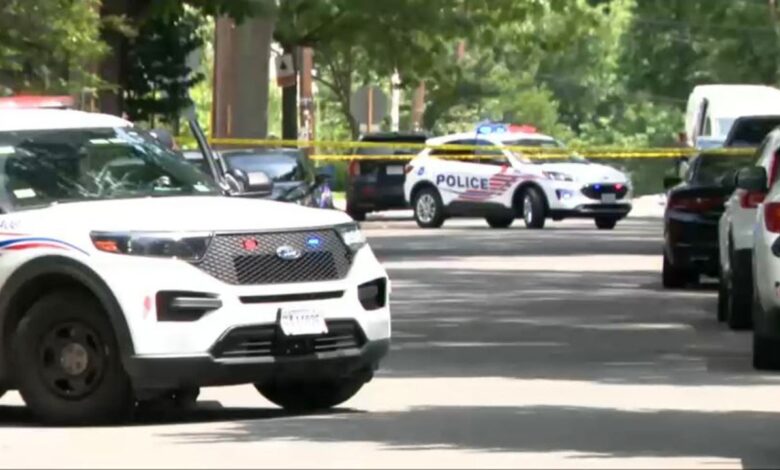 DC police officer shot driving to work; 2 persons of interest detained in Maryland