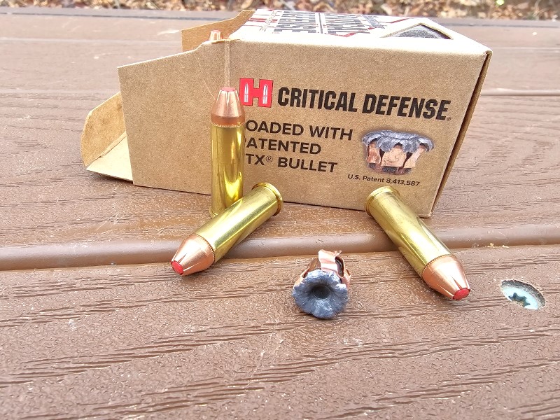 Hornady Critical Defense ammo.