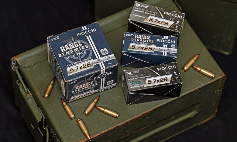 Fiocchi 5.7 Ammunition Line Brings BIG Increase in Availability!