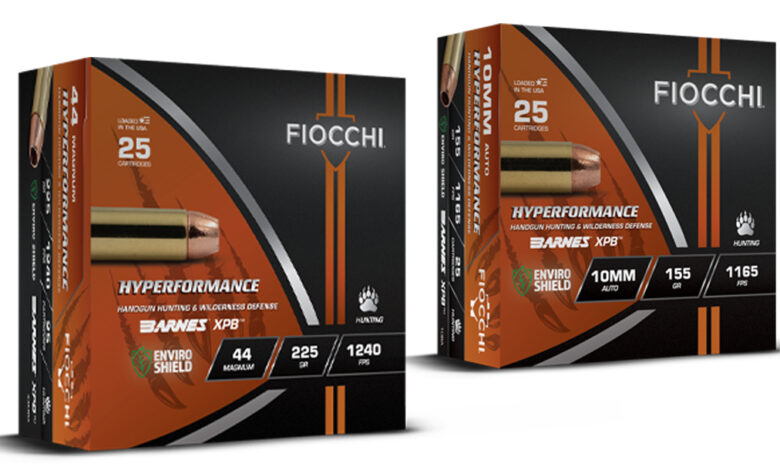 Fiocchi Hyperformance Hunt Handgun Loads Barnes XPB Bullet