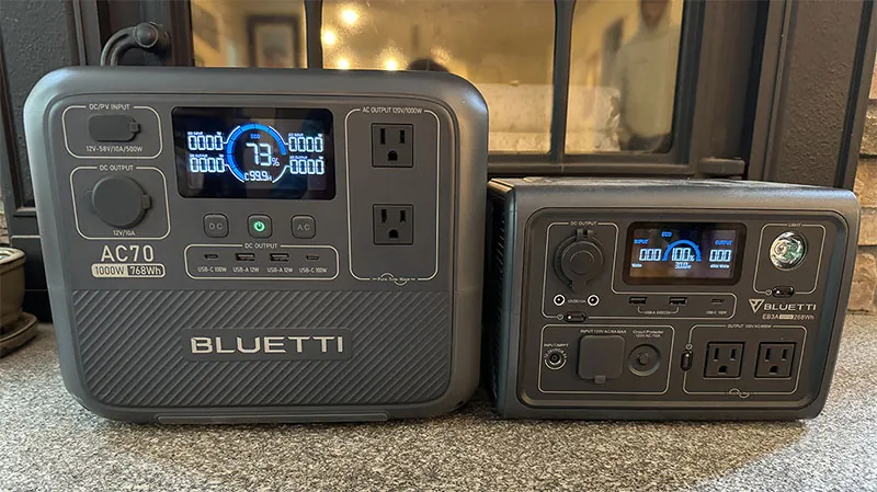 Bluetti AC70 vs Bluetti EB3A