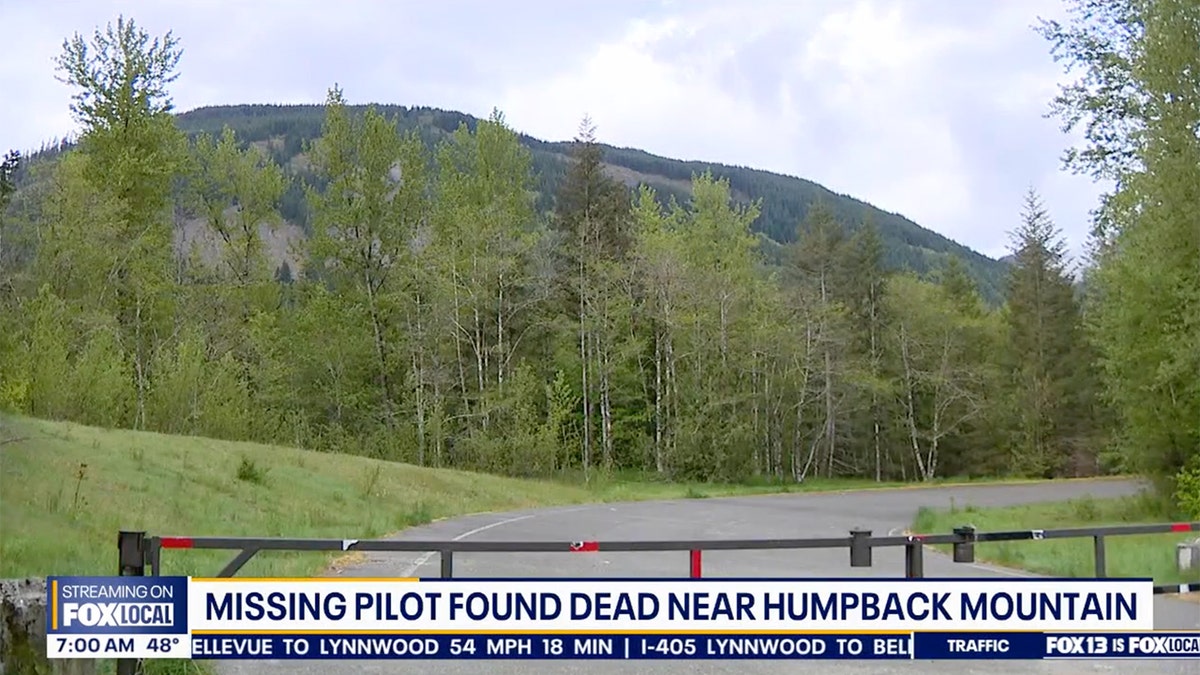 WA plane crash site Humpback Mountain