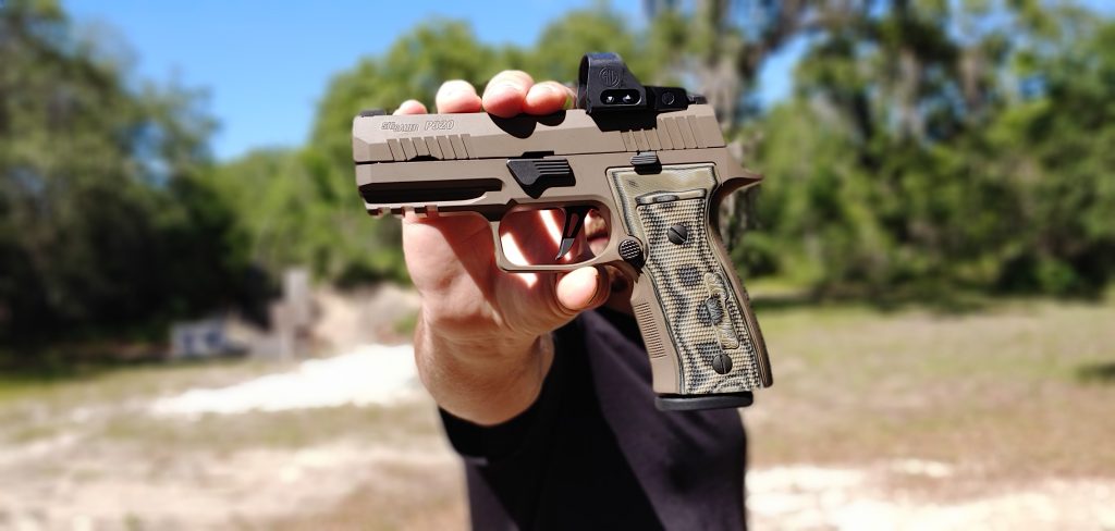 Sig Sauer AXG with Romeo1Pro red dot sight.