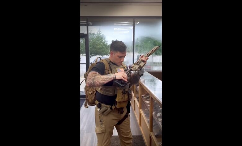 When a Super Soldier walks into the gun store… (via: @LouisianaFirearms)