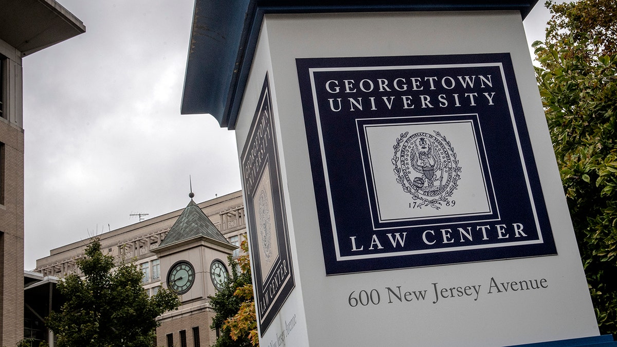 Georgetown Law School on October 12 in Washington, DC.
