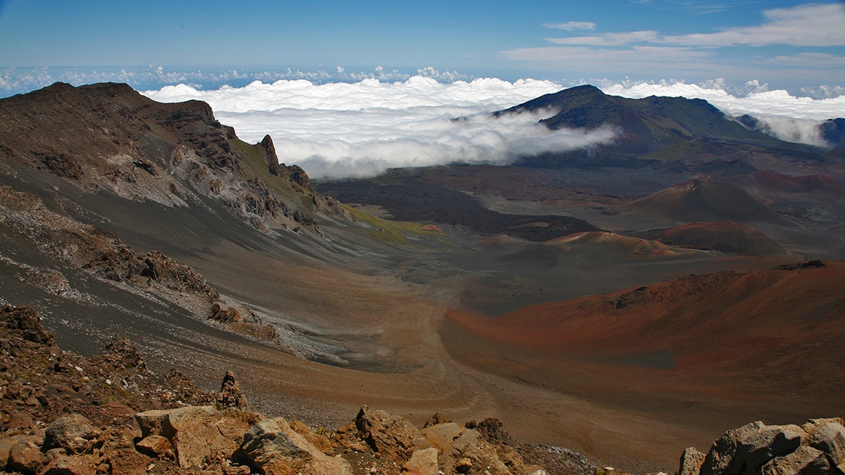 Haleakala volcano summit
