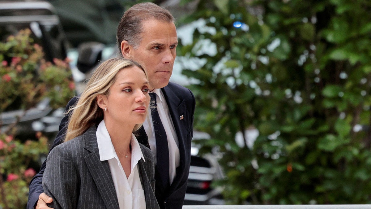 Hunter Biden and Melissa Cohen Biden arrive for the reading of the verdict