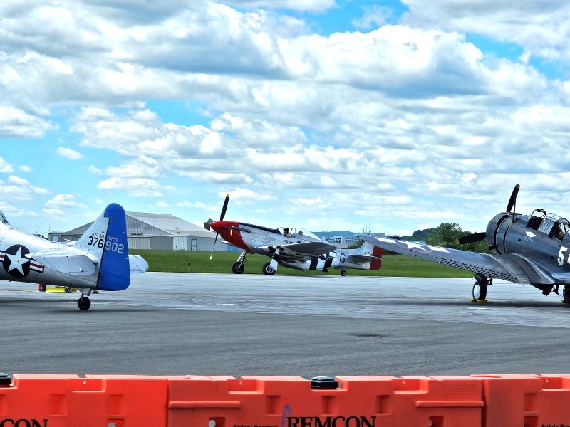 P-51 on the ground.