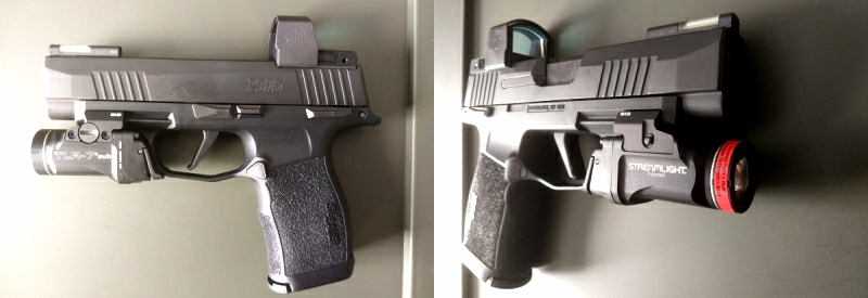 Sig Sauer P365XL with a Streamlight TLR-7 Sub weapon light