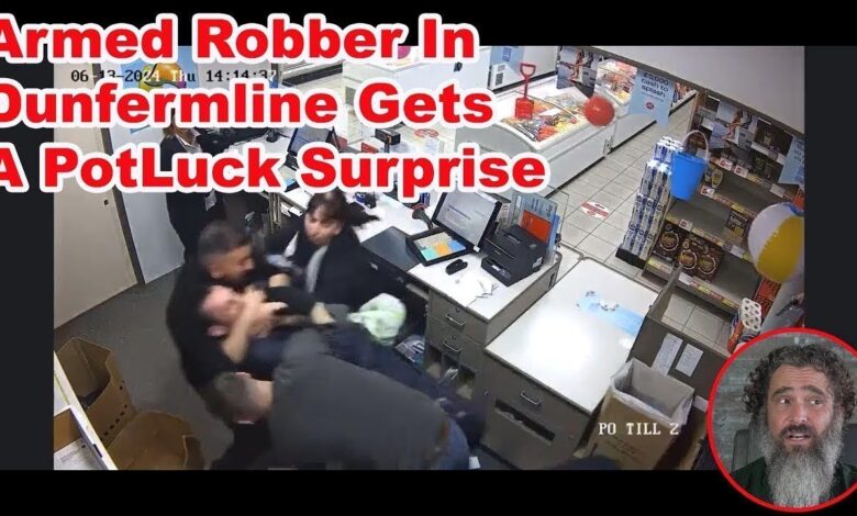 Armed Robber In Dunfermline Gets A Potluck Surprise