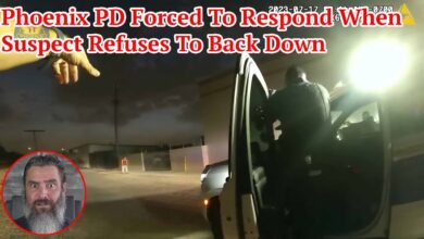 Phoenix PD Forced To Respond When Suspect Refuses To Back Down