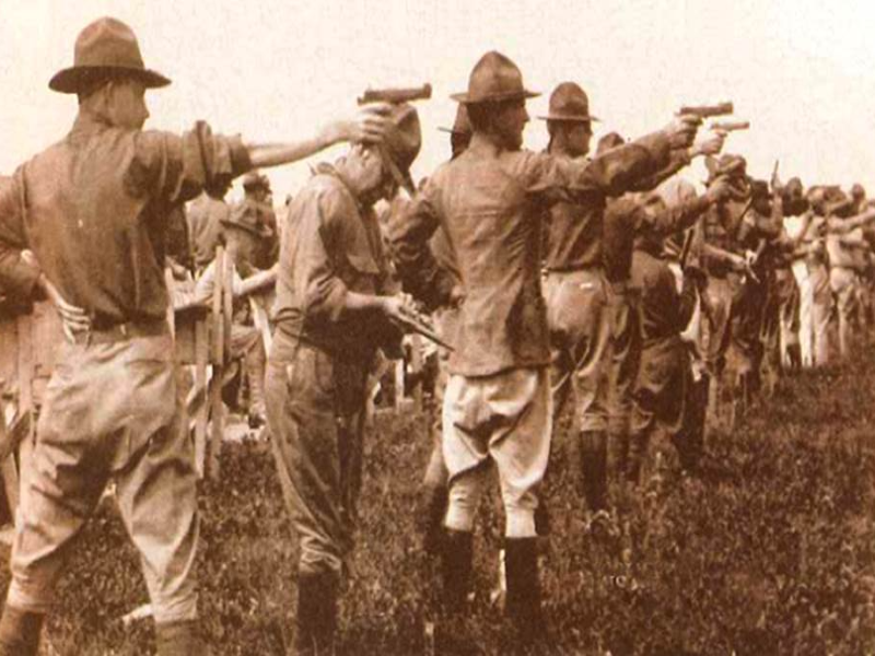 US Army 1907 pistol trials