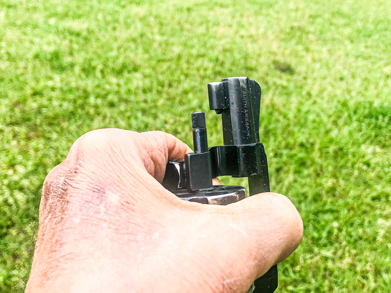 FLETC technique on a snubby revolver