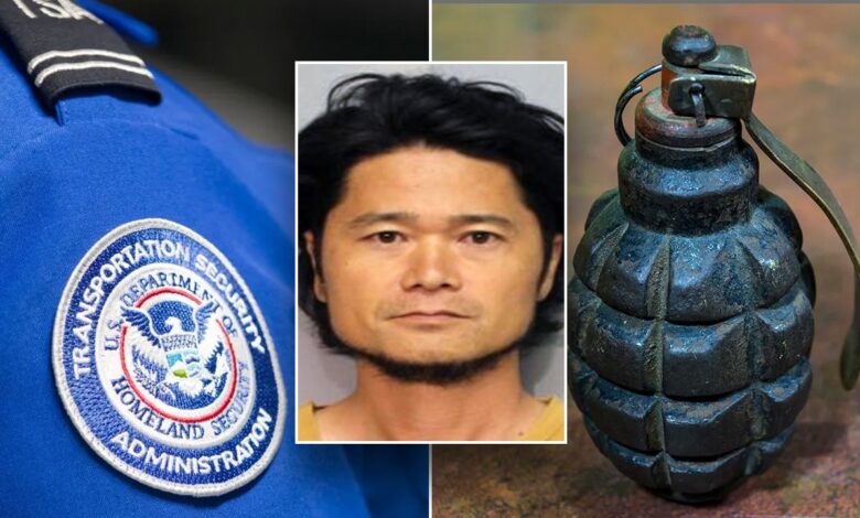 Man arrested after suspected hand grenades in carry-on prompt evacuation of Hawaii airport