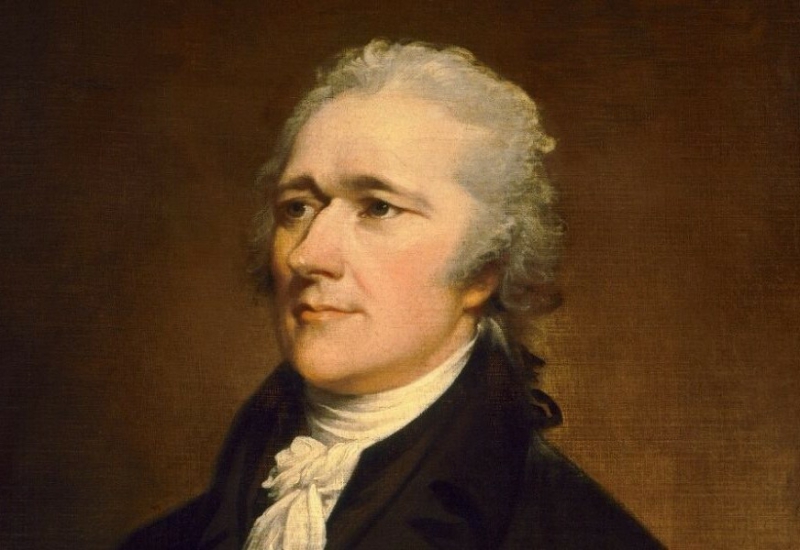 Alexander Hamilton portrait by John Trumbull