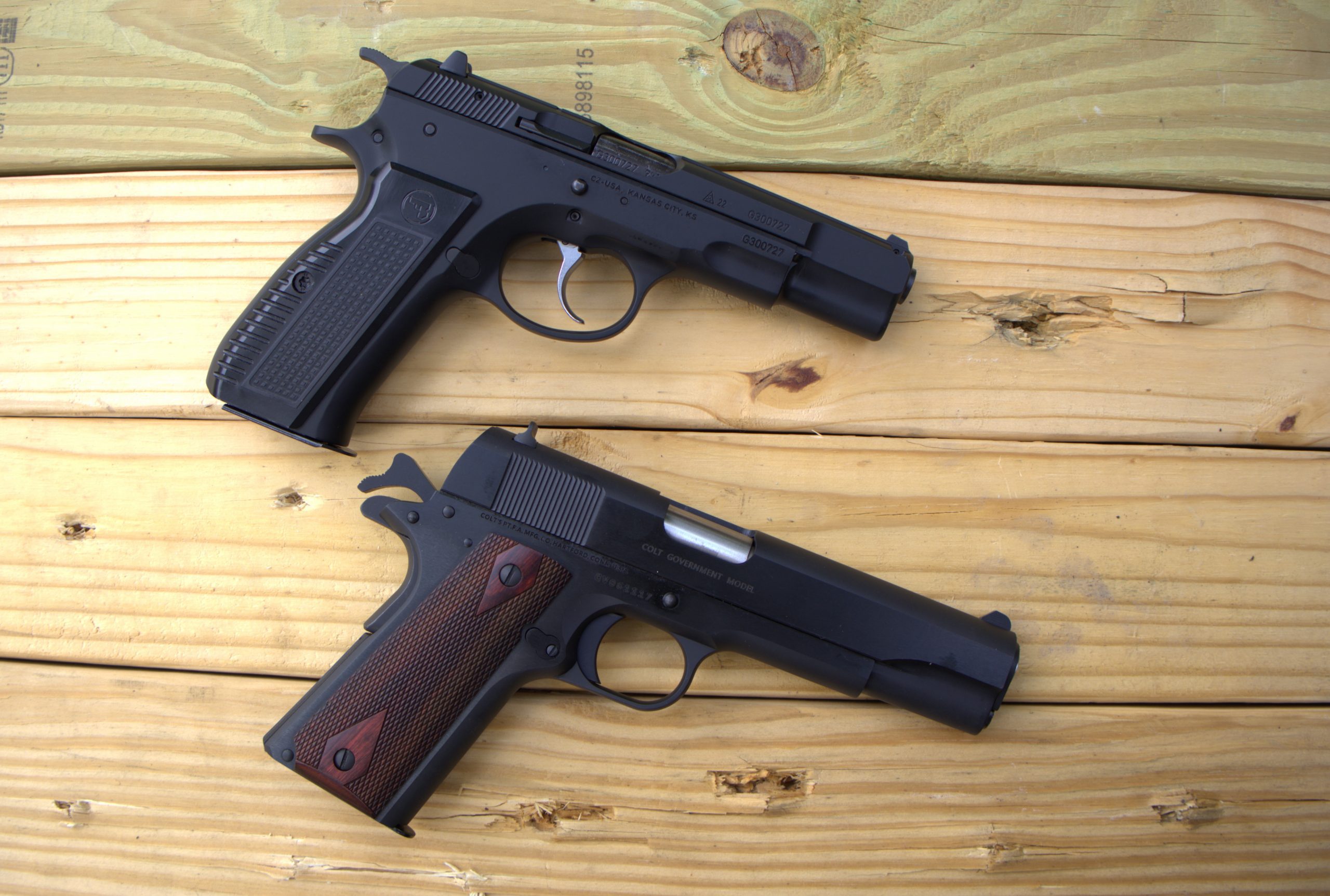 colt 1911 and cz 75