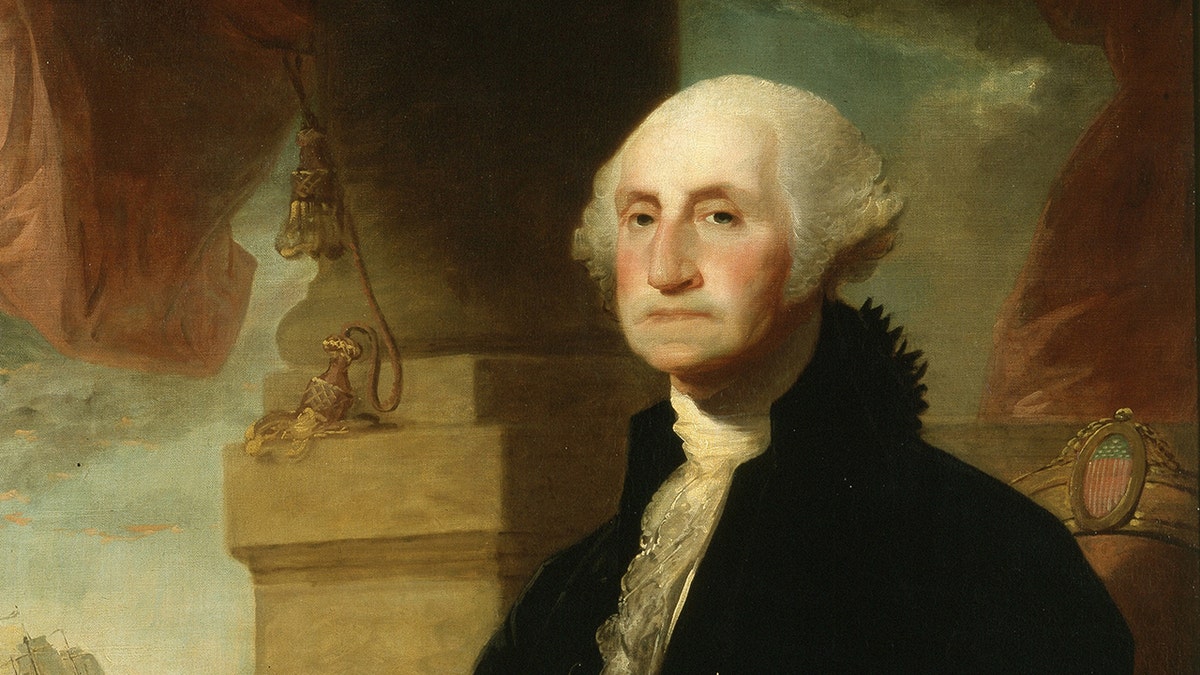 A portrait of George Washington