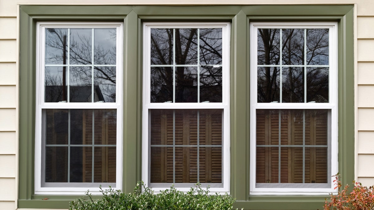 Close-up of house windows