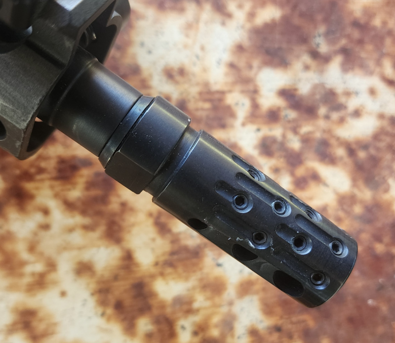 muzzle brake on rifle