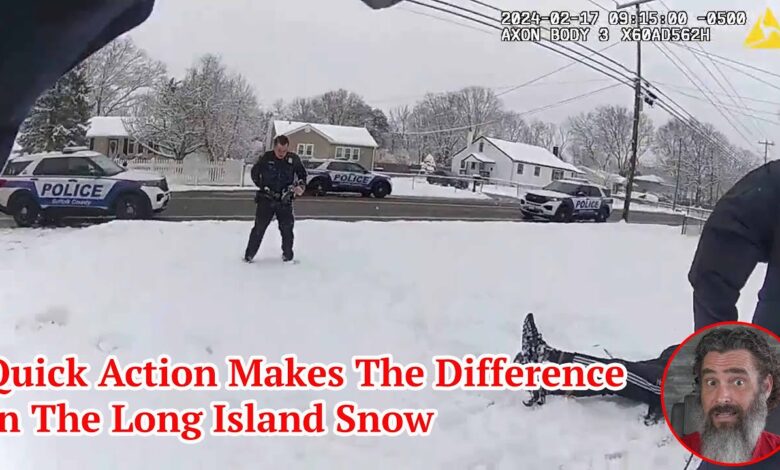 Quick Action Makes The Difference In The Long Island Snow