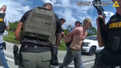 Bodycam video captures arrest of Trump assassination attempt suspect