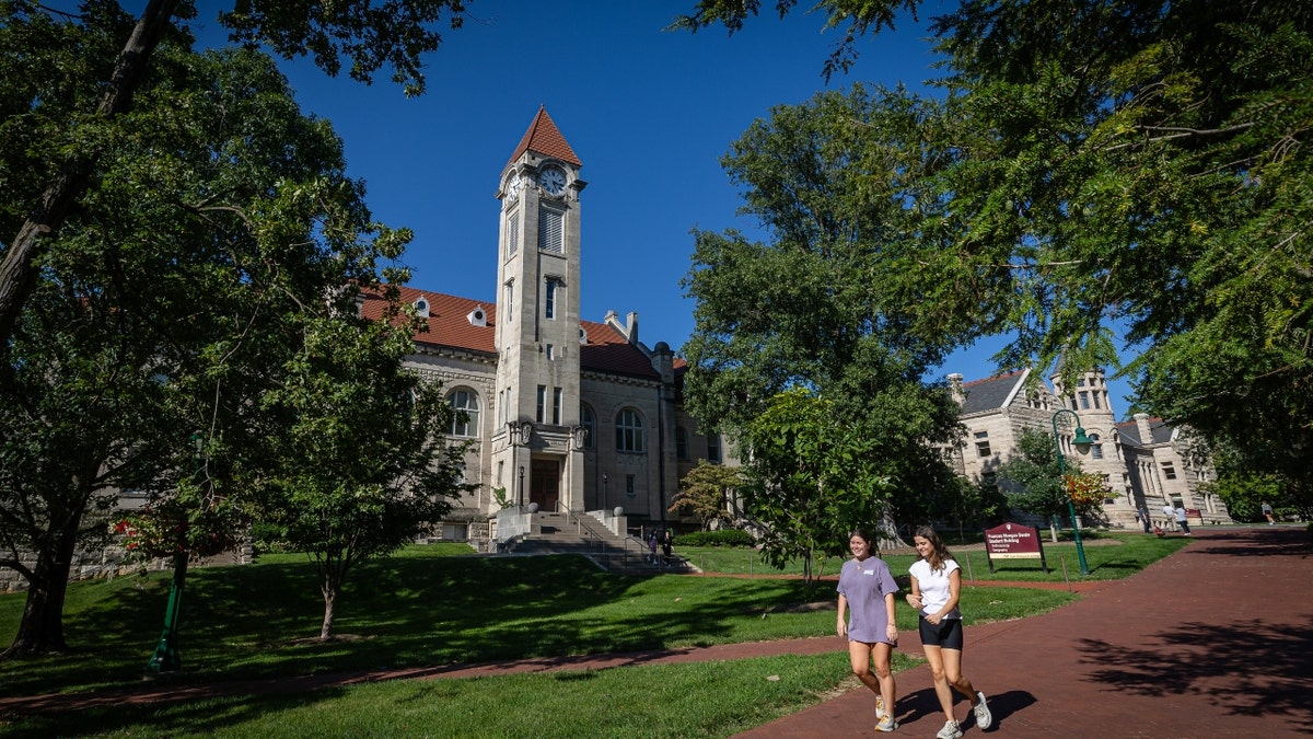 The Indiana University campus