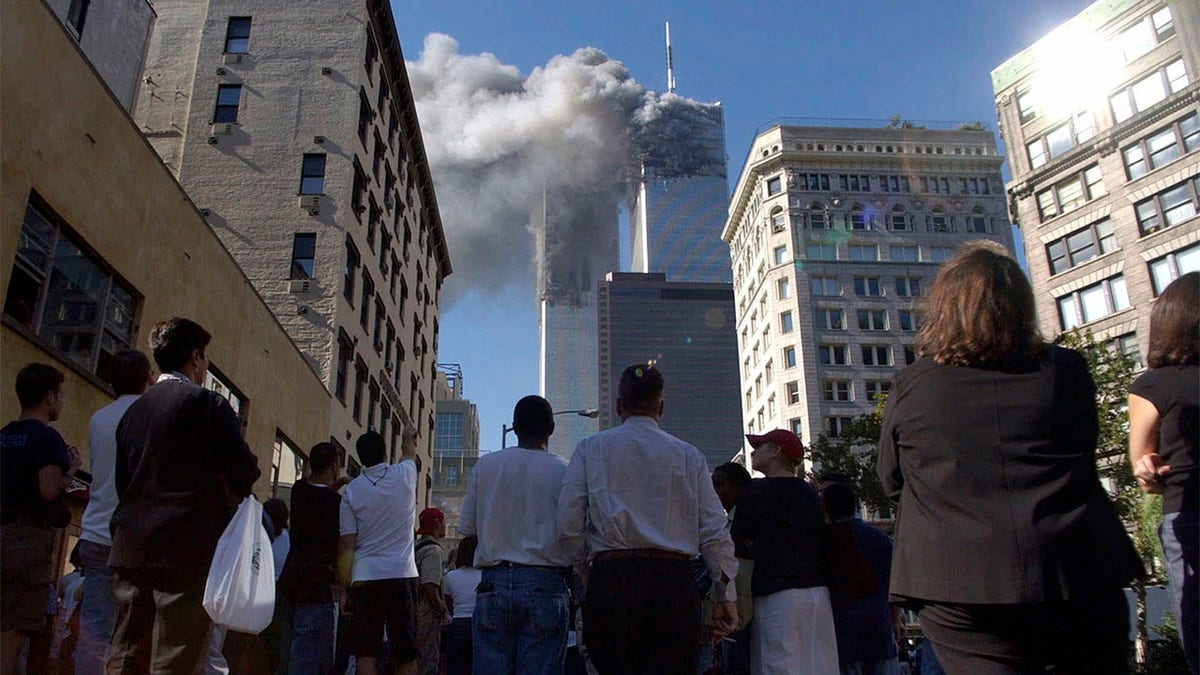 Lower Manhattan on 9/11