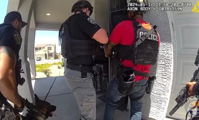 Arizona bodycam heroes save wounded baby being held hostage inside house