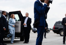 Suspected drunk driver drove wrong way toward Kamala Harris' motorcade in Milwaukee