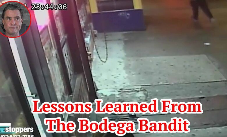 Lessons Learned From The Bodega Bandit