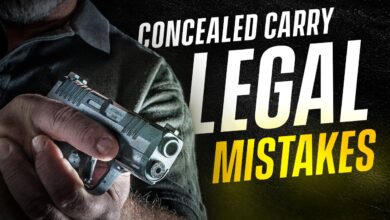 7 Concealed Carry Mistakes That Can Land You In Jail After A Self-Defense Incident (Gun Laws)