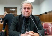 Former Trump aide Steve Bannon released from prison 1 week before Election Day