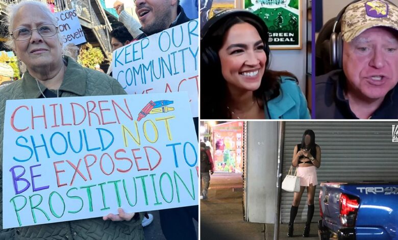 AOC played video game with Walz as constituents protested against prostitution in her 'Third World' district