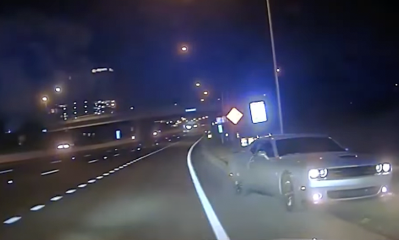 WATCH: Video shows driver striking Nashville police car during traffic stop