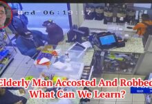 Elderly man accosted and robbed. What can we learn?