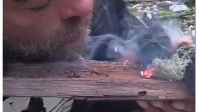 CRAZY Survival Hack | Start a Fire With a Plastic Bag