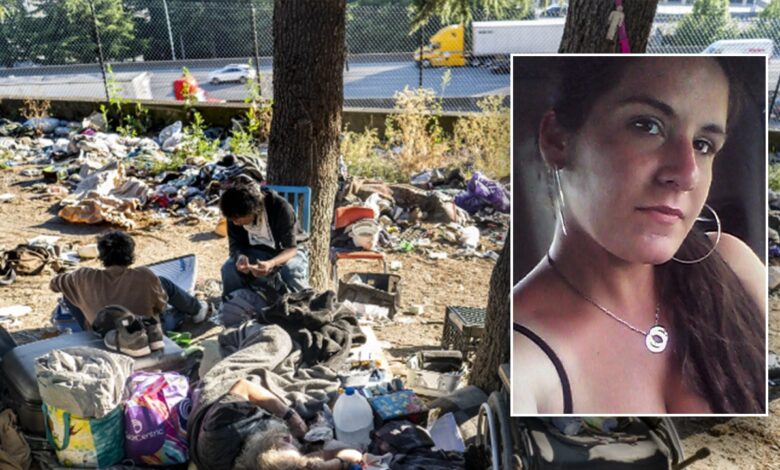 Blue cities plagued by homeless encampments face threat as woman’s body found in suitcase